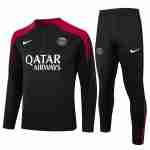 Sudadera De Training PSG 2024-2025 Negro Rojo