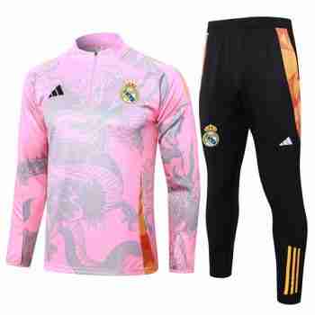 Sudadera De Training Real Madrid 2024 2025 Rosa