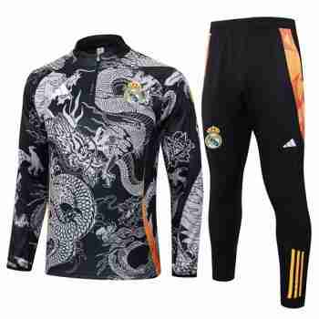 Sudadera De Training Real Madrid 2024 25 Negro Gris