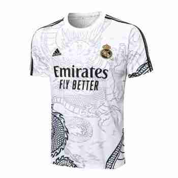 Tailandia Camiseta Entrenamiento Real Madrid 2024 2025 Blanco