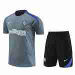 Tailandia Camiseta set Entrenamiento Inter Milan 2024 2025 Gris Negro