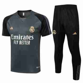 Tailandia Camiseta set Entrenamiento Real Madrid 2024 2025 Gris