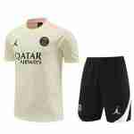 Tailandia Conjunto Camiseta Entrenamiento Paris Saint Germain 2024 2025 Luce Marrone