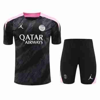 Tailandia Conjunto Camiseta Entrenamiento Paris Saint Germain 2024 2025 Negro