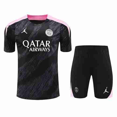 Tailandia Conjunto Camiseta Entrenamiento Paris Saint Germain 2024 2025 Negro
