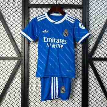 Camiseta Real Madrid Conjunto Niños Tercera 2025 2026