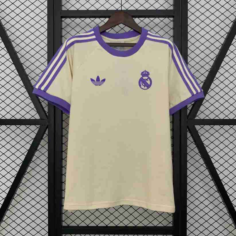 Tailandia Camiseta Especial Real Madrid 2025 2026 Blanco Purpura