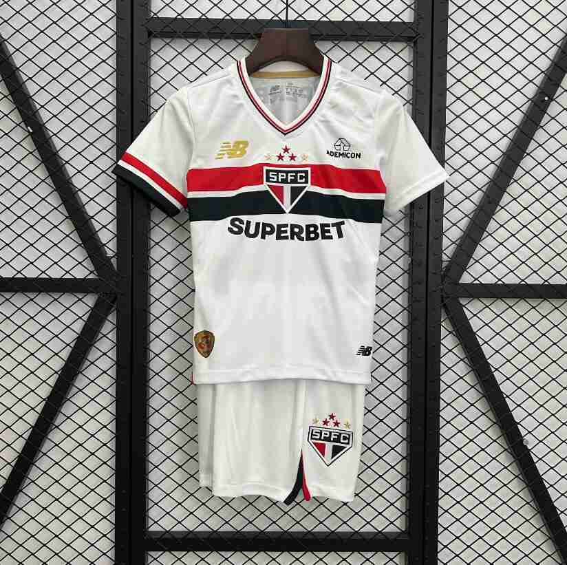 Camiseta Sao Paulo Conjunto Niños Primera 2025 2026