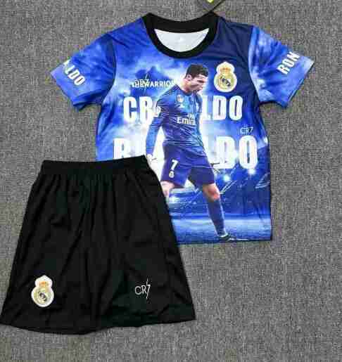 Cristiano Ronaldo NO.7 Camiseta Real Madrid Conjunto Niños Especial 2025 2026_1