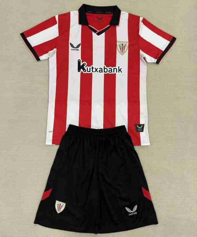 Camiseta Athletic Bilbao Conjunto Niños Primera 2025 2026