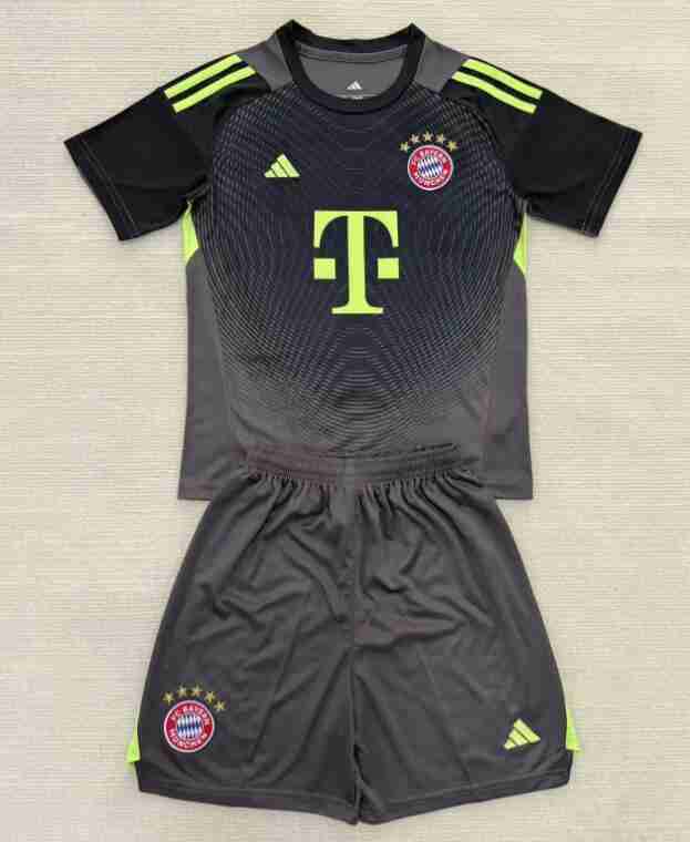 Camiseta Bayern Munich Conjunto Niños Portero 2025 2026 Gris