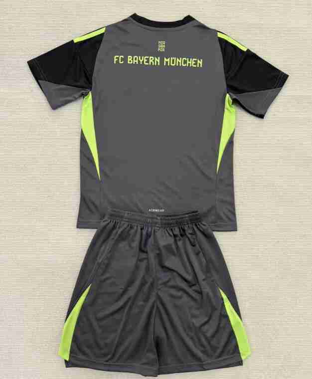Camiseta Bayern Munich Conjunto Niños Portero 2025 2026 Gris_1
