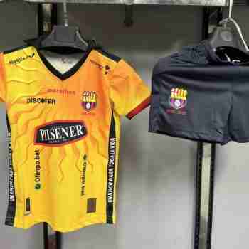 Camiseta FC Barcelona Conjunto Niños 100th 2025 2026