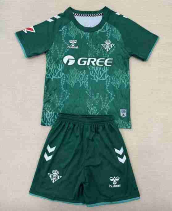 Camiseta Real Betis Conjunto Niños Especial 2025 2026 Verde