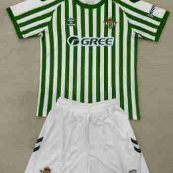 Camiseta Real Betis Conjunto Niños Final Conference League Especial 2025 2026