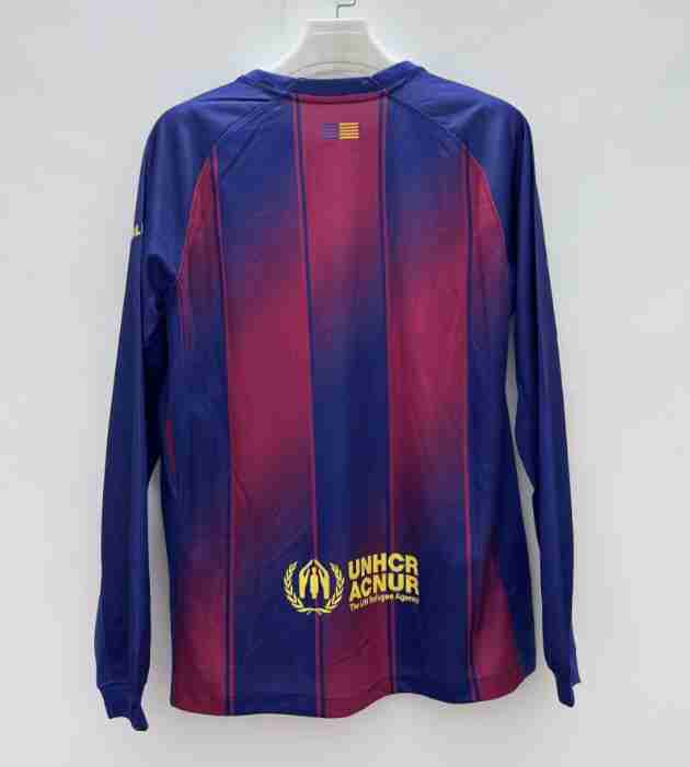 Tailandia Camiseta Primera Manga Larga FC Barcelona 2025 2026_1