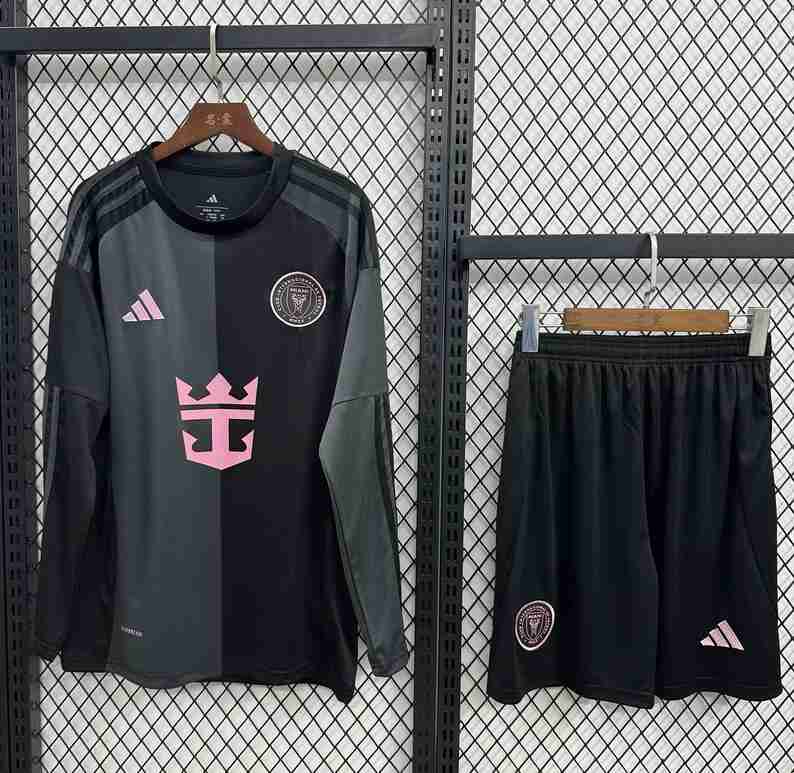 Tailandia Conjunto Camiseta Primera Manga Larga Inter Miami 2025 2026