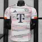 Versión Jugador Camiseta Segunda Bayern Munich 2025 26 Blanco