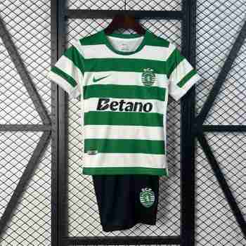 Camiseta Sporting De Lisboa Conjunto Niños Primera 2025 2026