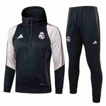 Chandal Con Capucha Paris Saint Germain 2025 2026 Gris Rosa