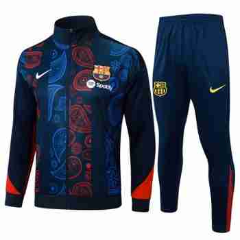 Chandal FC Barcelona 2025 26 Azul Rojo