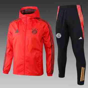 Conjunto Rompevientos Bayern Munich 2025 2026 Rojo