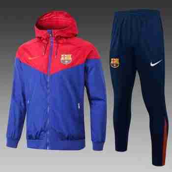 Conjunto Rompevientos FC Barcelona 2025 2026 Rojo Azul