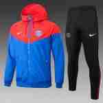 Conjunto Rompevientos Paris Saint Germain 2025 2026 Rojo Azul