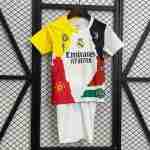 Cristiano Ronaldo NO.7 Camiseta Real Madrid Conjunto Niños Edizione Commemorativa 2025 2026