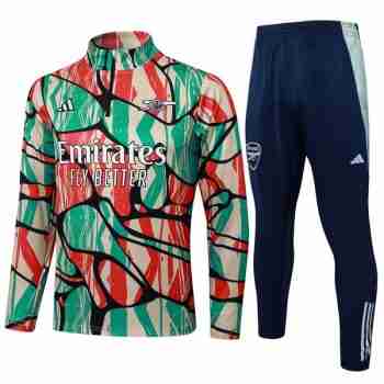Sudadera De Training Arsenal 2025 2026 Verde Rojo