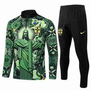 Sudadera De Training Brasil 2025 2026 Verde