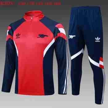 Sudadera De Training Ninos Arsenal 2025 2026 Rojo Azul