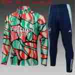 Sudadera De Training Ninos Arsenal 2025 2026 Verde Rojo