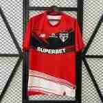 Tailandia Camiseta Pre Match Sao Paulo 2025 2026 Rojo