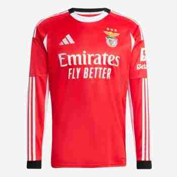 Tailandia Camiseta Primera Manga Larga Benfica 2025 2026