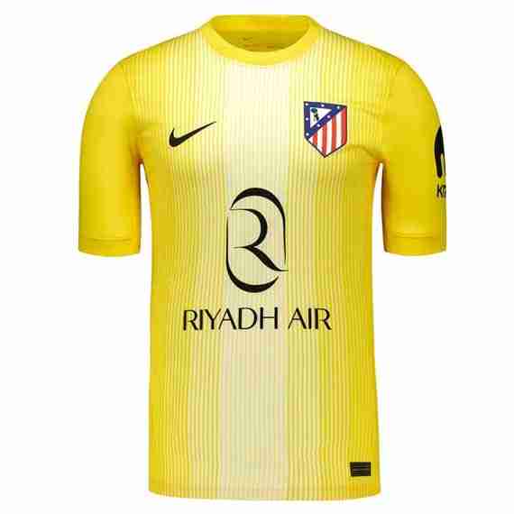 Tailandia Camiseta Atletico Madrid Portero 2025-2026 Amarillo Tailandia Camiseta Portero Atlético De Madrid 2025 2026 Amarillo