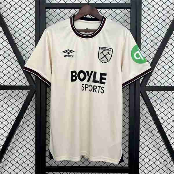 Tailandia Camiseta West Ham United 2ª 2025-2026 Tailandia Camiseta Segunda West Ham United 2025 2026