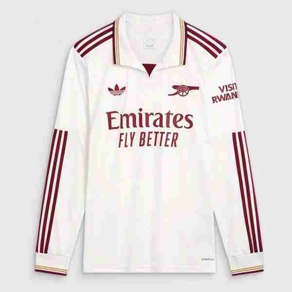 Tailandia Camiseta Arsenal 3ª ML 2025-2026 Tailandia Camiseta Tercera Manga Larga Arsenal 2025 2026