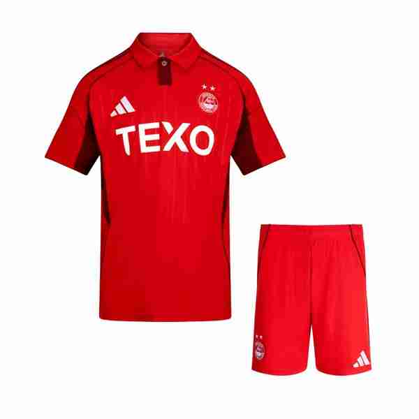 Camiseta Aberdeen FC 1ª Niño 2025-2026 Camiseta Aberdeen Conjunto Niños Primera 2025 2026