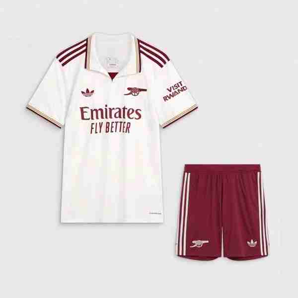 Camiseta Arsenal 3ª Niño 2025-2026 Camiseta Arsenal Conjunto Niños Tercera 2025 2026