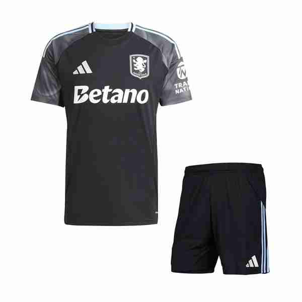 Camiseta Aston Villa 2ª Niño 2025-2026 Camiseta Aston Villa Conjunto Niños Segunda 2025 2026