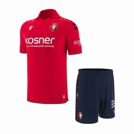 Camiseta CA Osasuna 1ª Niño 2025-2026 Camiseta CA Osasuna Conjunto Niños Primera 2025 2026