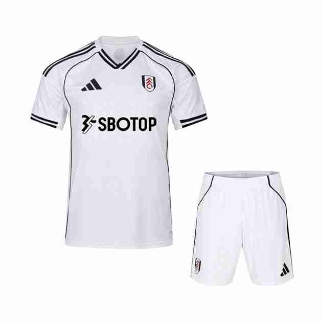 Camiseta Fulham 1ª Niño 2025-2026 Camiseta Fulham Conjunto Niños Primera 2025 2026