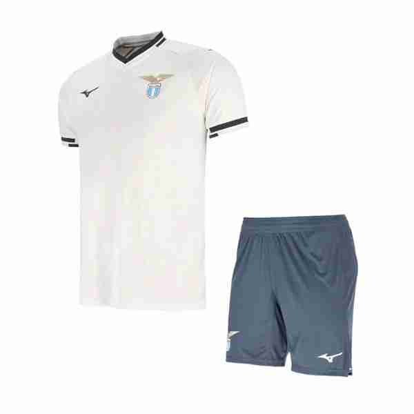 Camiseta Lazio 2ª Niño 2025-2026 Camiseta Lazio Conjunto Niños Segunda 2025 2026
