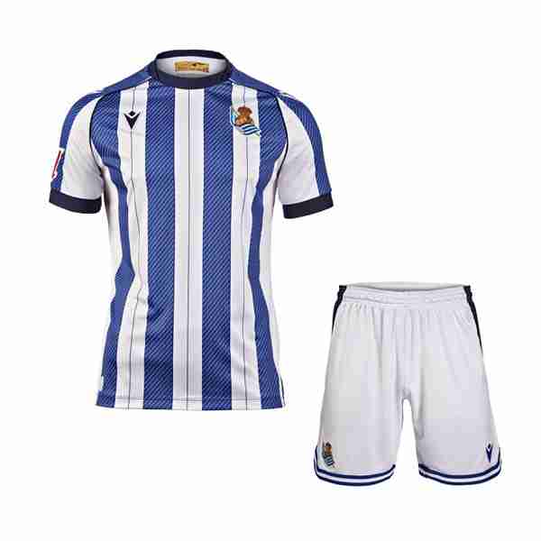 Camiseta Real Sociedad 1ª Niño 2025-2026 Camiseta Real Sociedad Conjunto Niños Primera 2025 2026