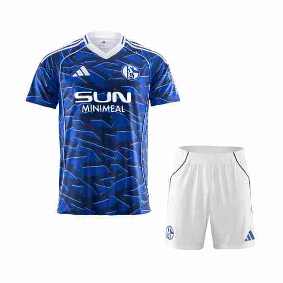 Camiseta Schalke 04 1ª Niño 2025-2026 Camiseta Schalke 04 Conjunto Niños Primera 2025 2026