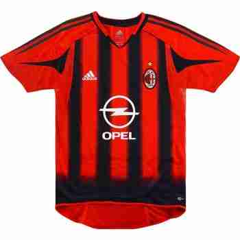 Tailandia Camiseta Primera AC Milan Retro 2004 2005 Rojo