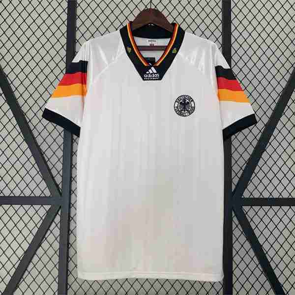 Tailandia Camiseta Alemania 1ª Retro 1992 Tailandia Camiseta Primera Alemania Retro 1992