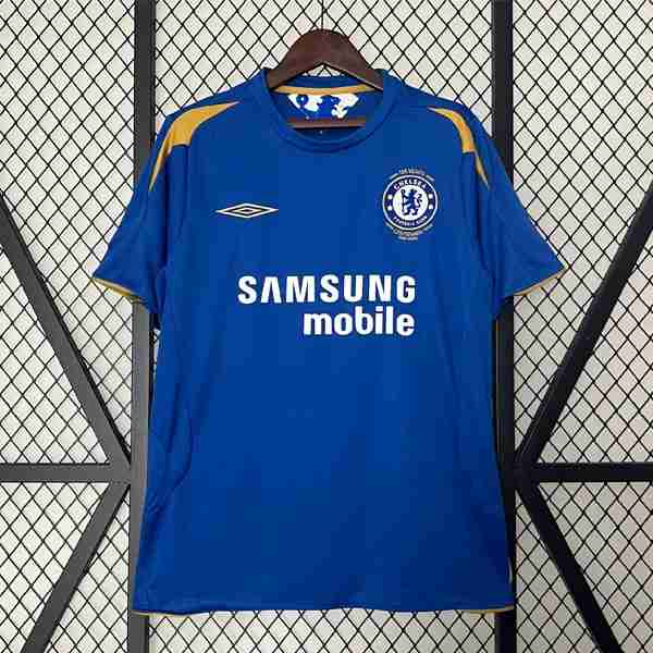Tailandia Camiseta Chelsea 1ª Retro 2005 2006 Tailandia Camiseta Primera Chelsea Retro 2005 2006