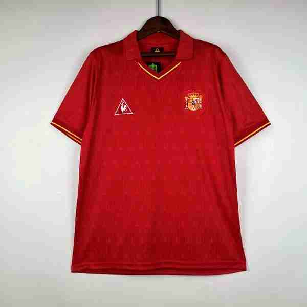 Tailandia Camiseta Espana 1ª Retro 1988-1991 Tailandia Camiseta Primera España Retro 1988 1991